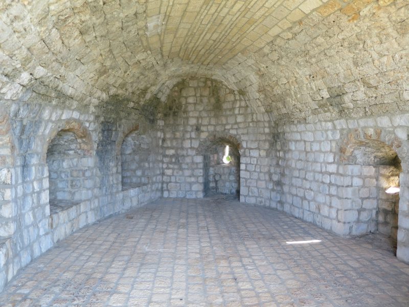 Внутри башни Minceta