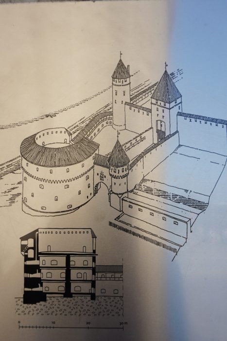 Таллин. Комплекс Больших морских ворота по состоянию на 1529 г.