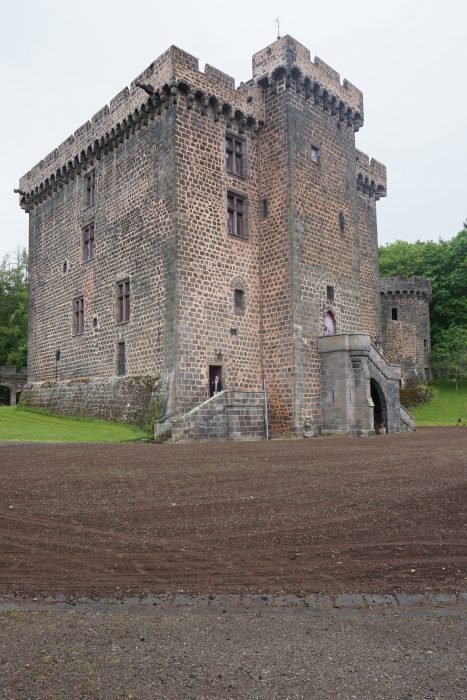 Замок Дофин. Вид на западню часть замка